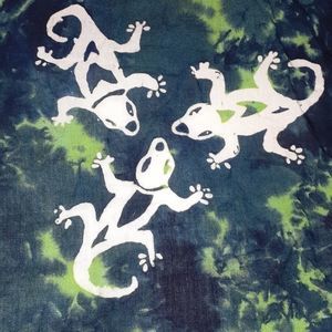 Fata Morgana Green Tie Dyed Sarong Swim Wrap‎